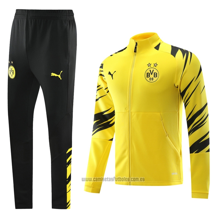 Chandal de Chaqueta del Borussia Dortmund 2020-2021 Amarillo